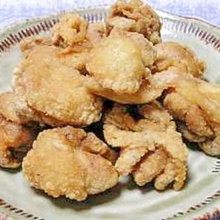 味付け塩コショウだけの塩から揚げ